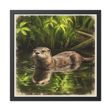 Load image into Gallery viewer, River Otter Framed Poster
