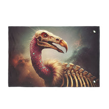 Load image into Gallery viewer, Gothic Bone Vulture Double-Sided Flag
