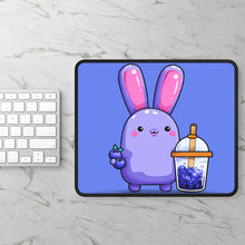 Load image into Gallery viewer, Purple Bunny with Bubble Tea Gaming Mouse Pad
