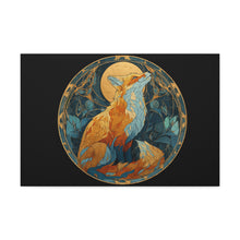 Load image into Gallery viewer, Golden Moon Fox Canvas
