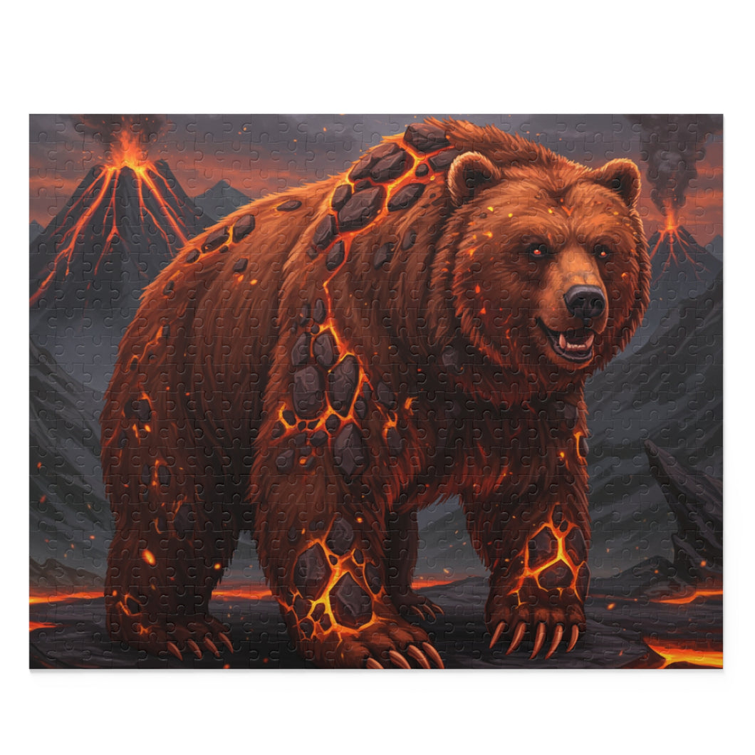 Volcanic Lava Bear Puzzle