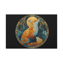 Load image into Gallery viewer, Golden Moon Fox Canvas
