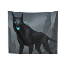 Load image into Gallery viewer, Ghost Wolf Wall Tapestry
