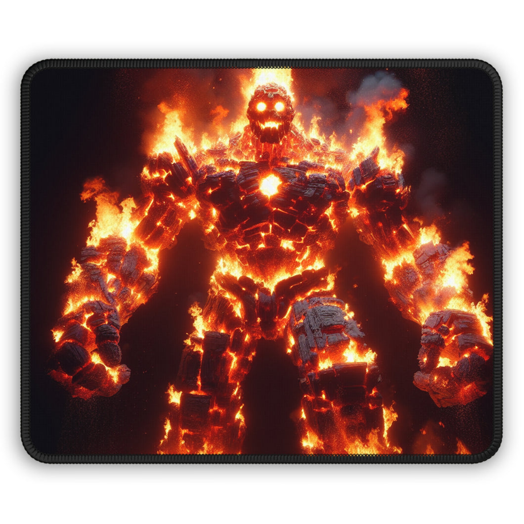 Fire Golem Gaming Mouse Pad