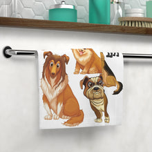 Load image into Gallery viewer, Adorable Dog Lovers Face Towel - Cute Cartoon Puppy Design
