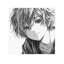 Load image into Gallery viewer, Ink Sketch Anime Boy Face Towel
