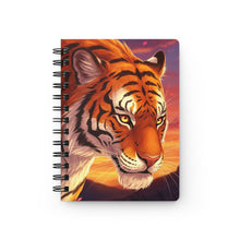 Load image into Gallery viewer, Tiger Sunset Spiral Journal
