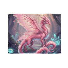 Load image into Gallery viewer, Pink Fantasy Fae Dragon Blanket
