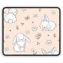 Load image into Gallery viewer, Adorable Bunny Gaming Mouse Pad - Cute Floral Design for Gamers
