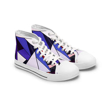 Load image into Gallery viewer, Abstract Colorful Polygon Women&#39;s High Top Sneakers
