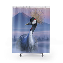 Load image into Gallery viewer, Crowned Crane Shower Curtain
