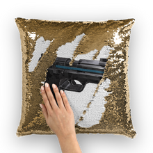 Load image into Gallery viewer, 22 Calibur Sequin Cushion Cover
