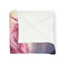 Load image into Gallery viewer, Pink Fantasy Fae Dragon Blanket
