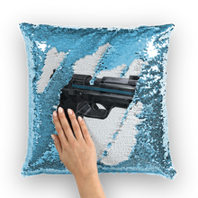 Load image into Gallery viewer, 22 Calibur Sequin Cushion Cover
