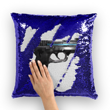 Load image into Gallery viewer, 22 Calibur Sequin Cushion Cover
