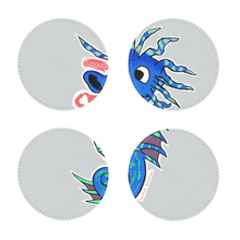 Load image into Gallery viewer, Seahorse Sublimation Coasters Pack of Four

