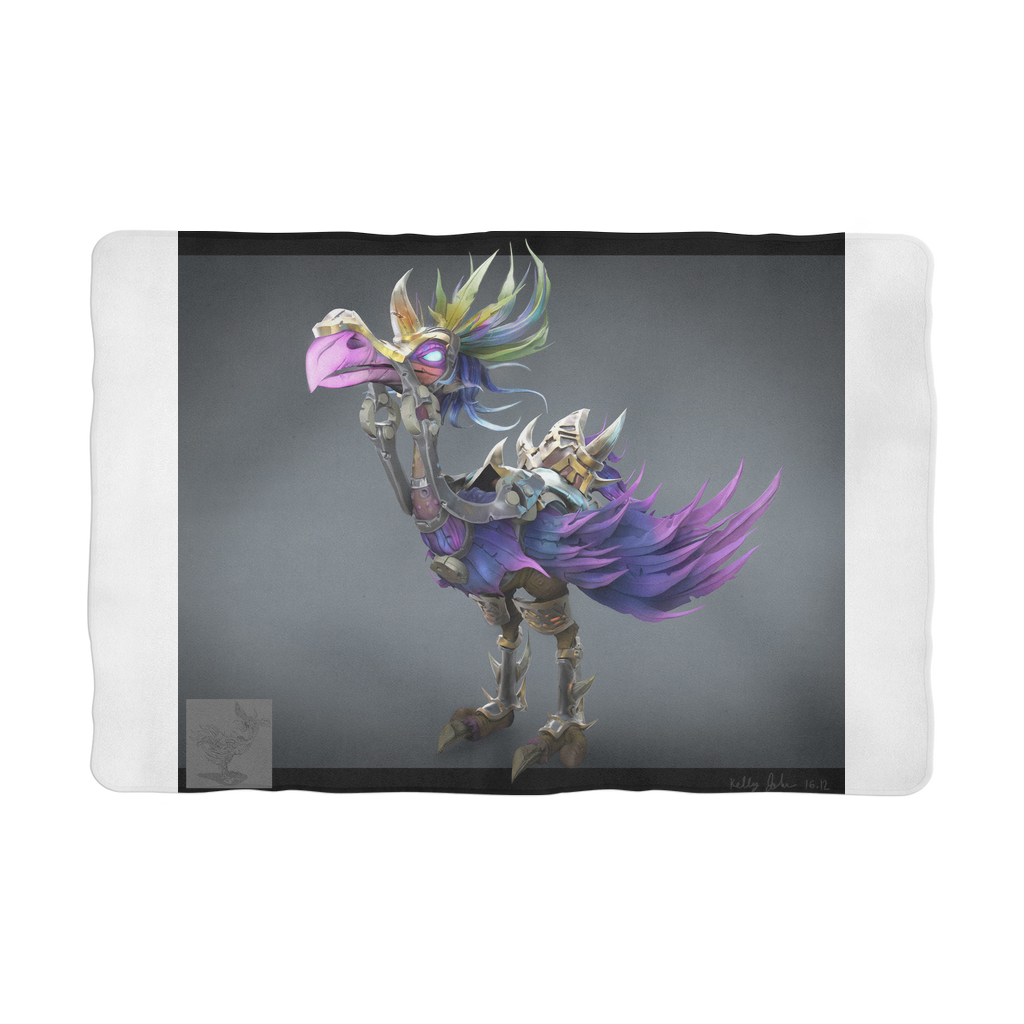 Squawkers The Ostrich Mount Sublimation Pet Blanket