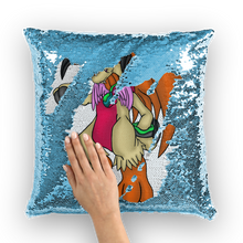 Load image into Gallery viewer, Angechardragon Sequin Cushion Cover
