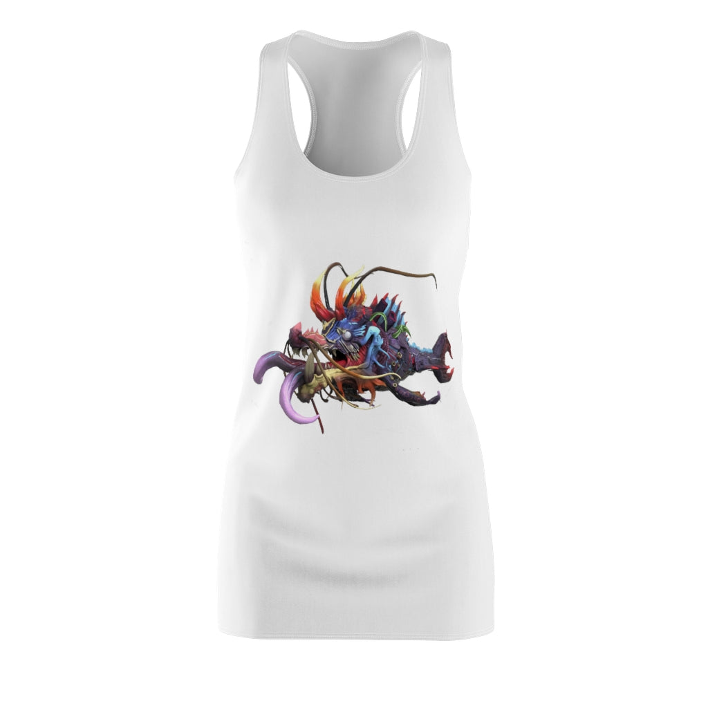 Ryuuk the Fish Dragon God Women's Cut & Sew Racerback Dress