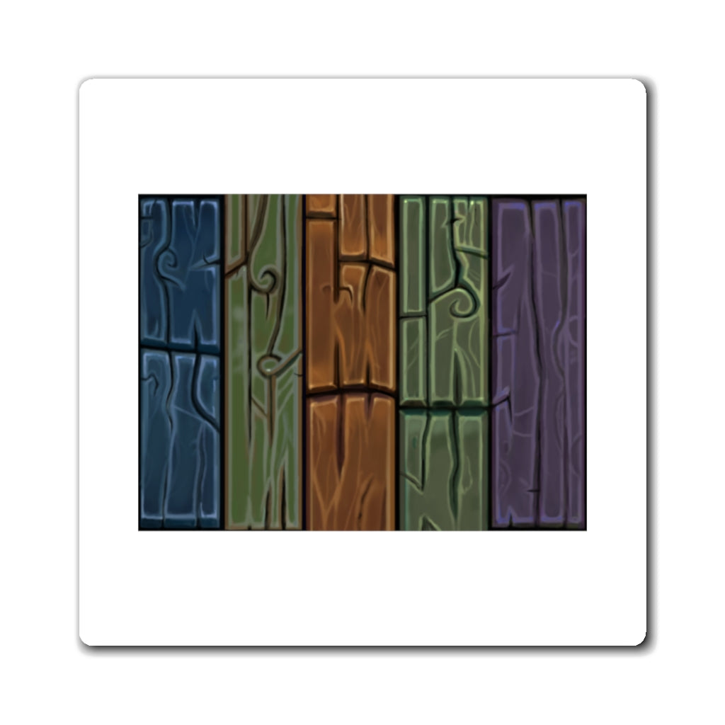 Wooden Planks Magnets