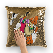 Load image into Gallery viewer, Angechardragon Sequin Cushion Cover
