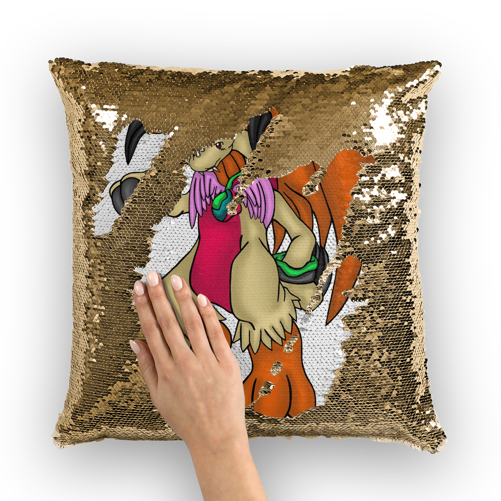 Angechardragon Sequin Cushion Cover