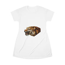 Load image into Gallery viewer, Tiger All Over Print T-Shirt Dress
