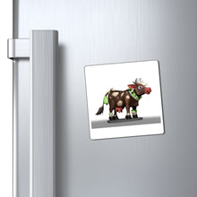Load image into Gallery viewer, Dark Brown Cow Skin Magnets
