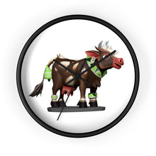 Load image into Gallery viewer, Brown Cow Wall clock
