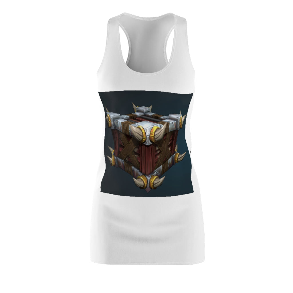 Vicious War Raptor Crate Women's Cut & Sew Racerback Dress