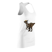 Load image into Gallery viewer, Pachycephalosaurus Women&#39;s Cut &amp; Sew Racerback Dress
