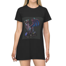 Load image into Gallery viewer, Deviant Dungeon Lurker All Over Print T-Shirt Dress
