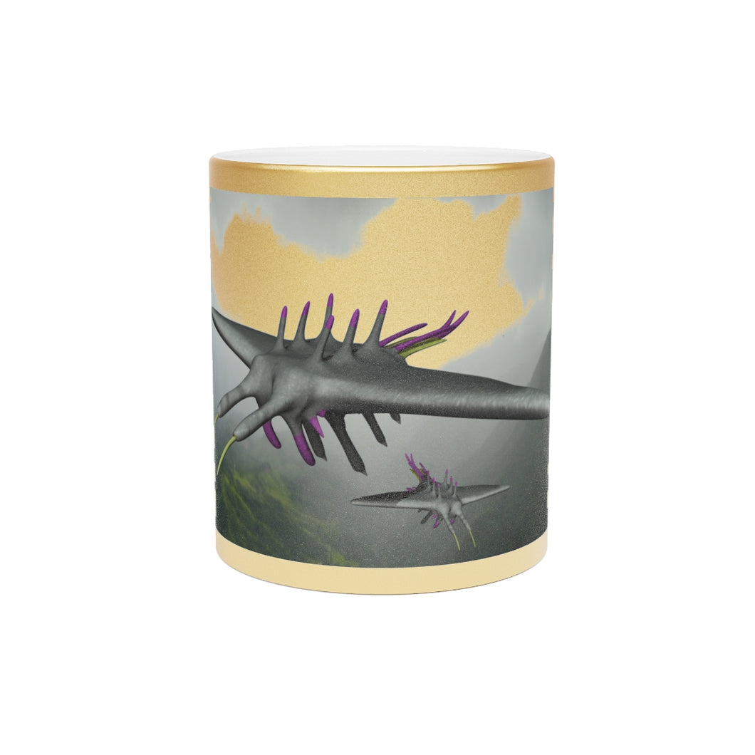 Alpha Creature Metallic Mug (Silver / Gold)