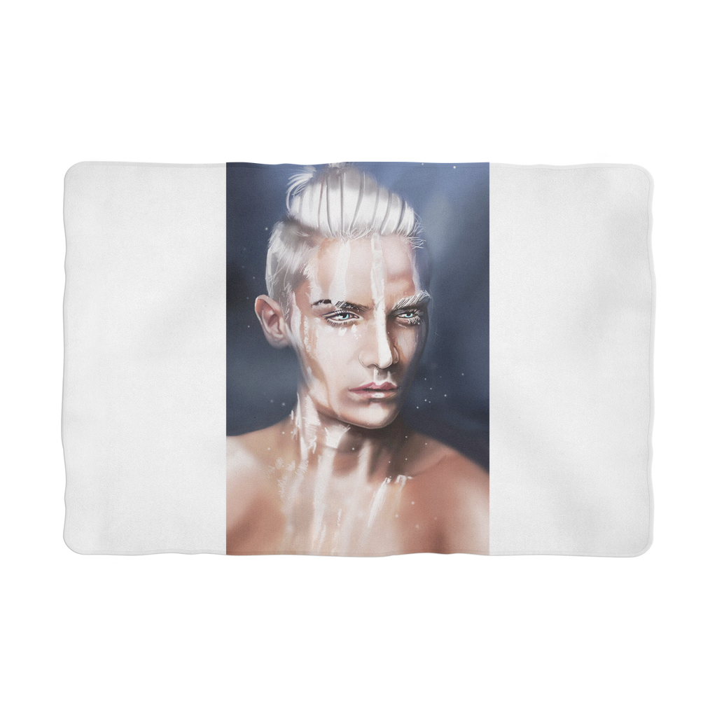 Male Painting Sublimation Pet Blanket