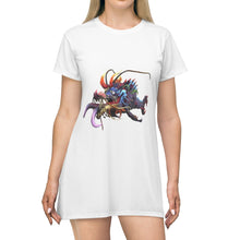 Load image into Gallery viewer, Ryuuk the Fish Dragon God All Over Print T-Shirt Dress
