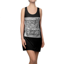 Load image into Gallery viewer, Tiger on a Couch Women&#39;s Cut &amp; Sew Racerback Dress
