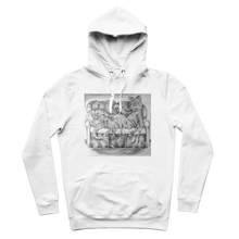 Load image into Gallery viewer, Tiger on a Couch Premium Adult Hoodie
