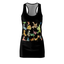 Load image into Gallery viewer, Cat Pattern Women&#39;s Cut &amp; Sew Racerback Dress
