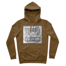 Load image into Gallery viewer, Tiger on a Couch Premium Adult Hoodie
