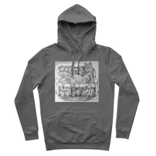 Load image into Gallery viewer, Tiger on a Couch Premium Adult Hoodie
