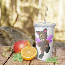 Load image into Gallery viewer, Angebear Plastic Tumbler with Straw
