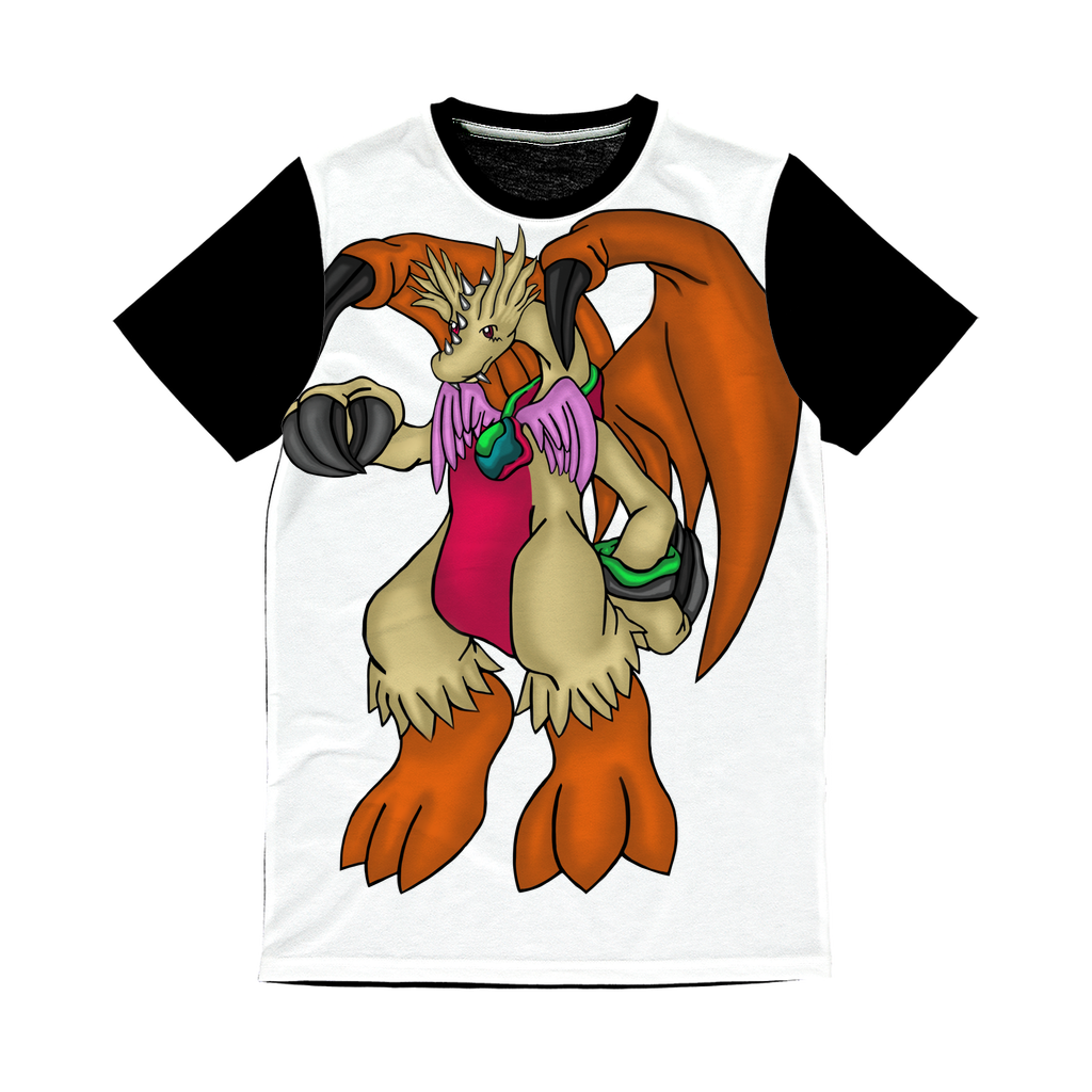 Angechardragon Classic Sublimation Panel T-Shirt