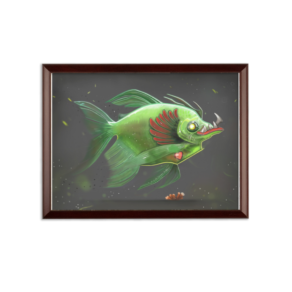Hook Lung Jaw Sublimation Wall Plaque