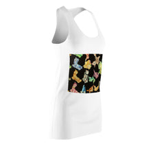 Load image into Gallery viewer, Cat Pattern Women&#39;s Cut &amp; Sew Racerback Dress
