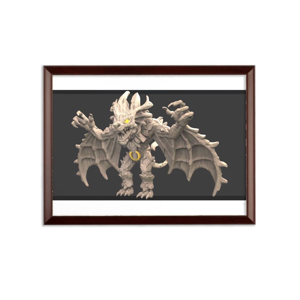 Stone Rock Creature Sublimation Wall Plaque