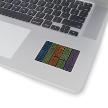 Load image into Gallery viewer, Wooden Planks Kiss-Cut Stickers
