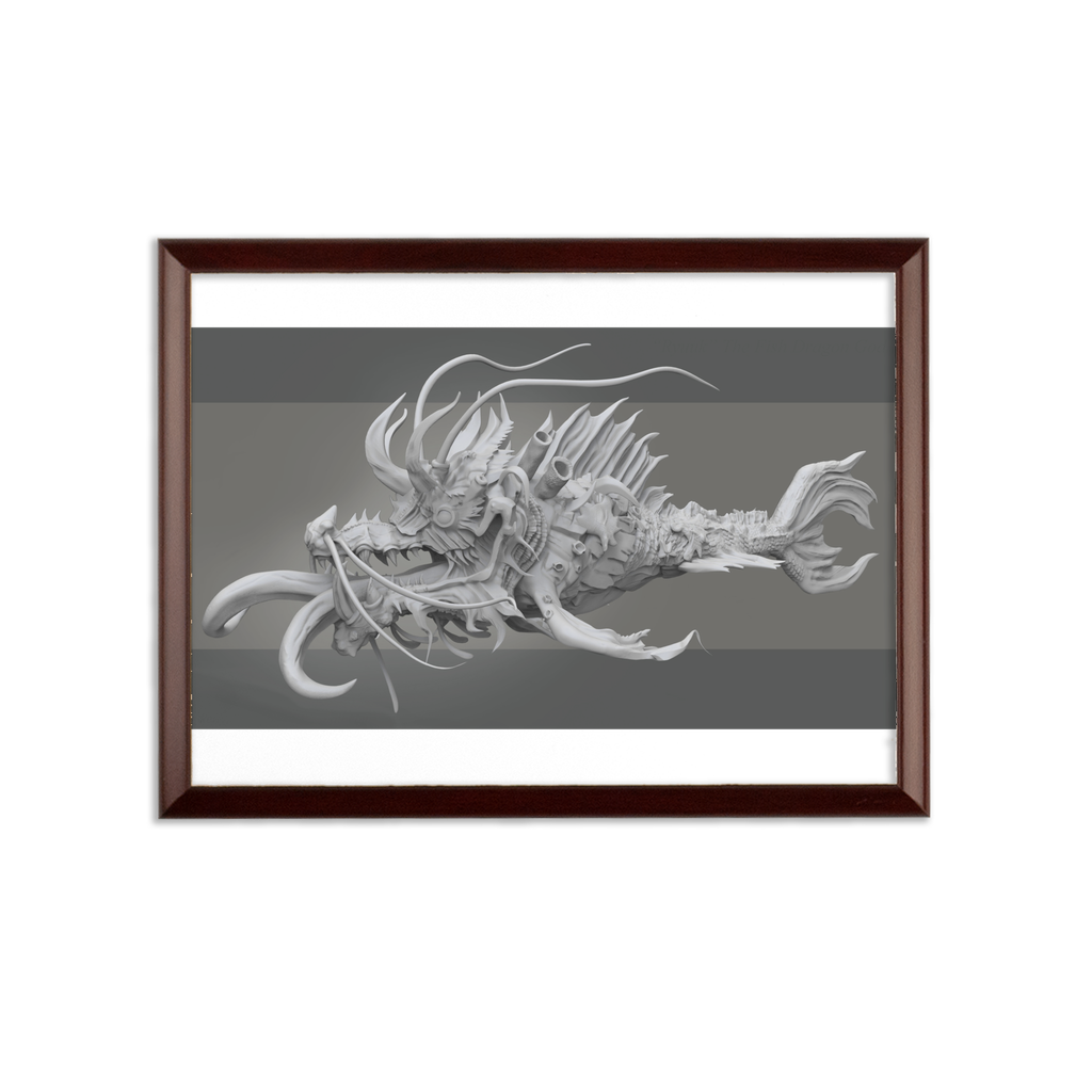 Ryuuk - The Fish Dragon God Sublimation Wall Plaque