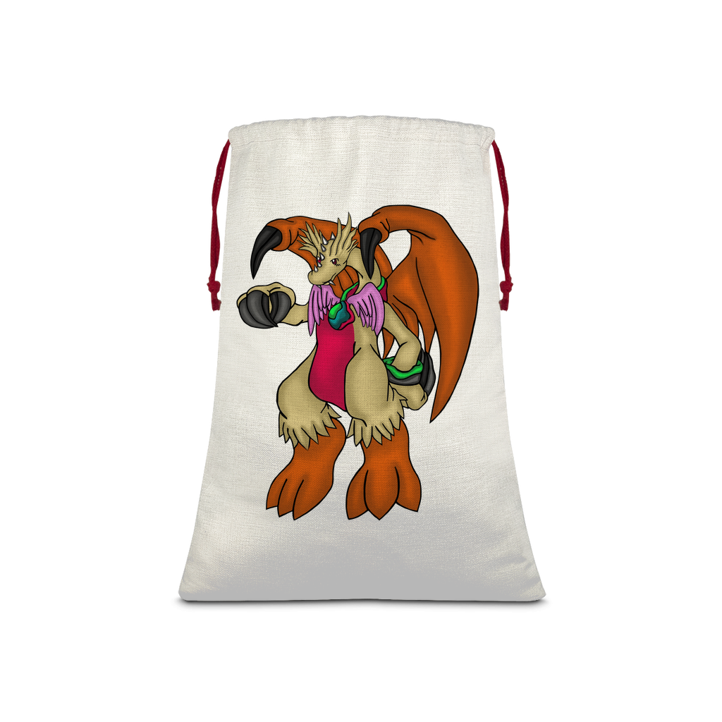 Angechardragon Sublimation Linen Drawstring Sack