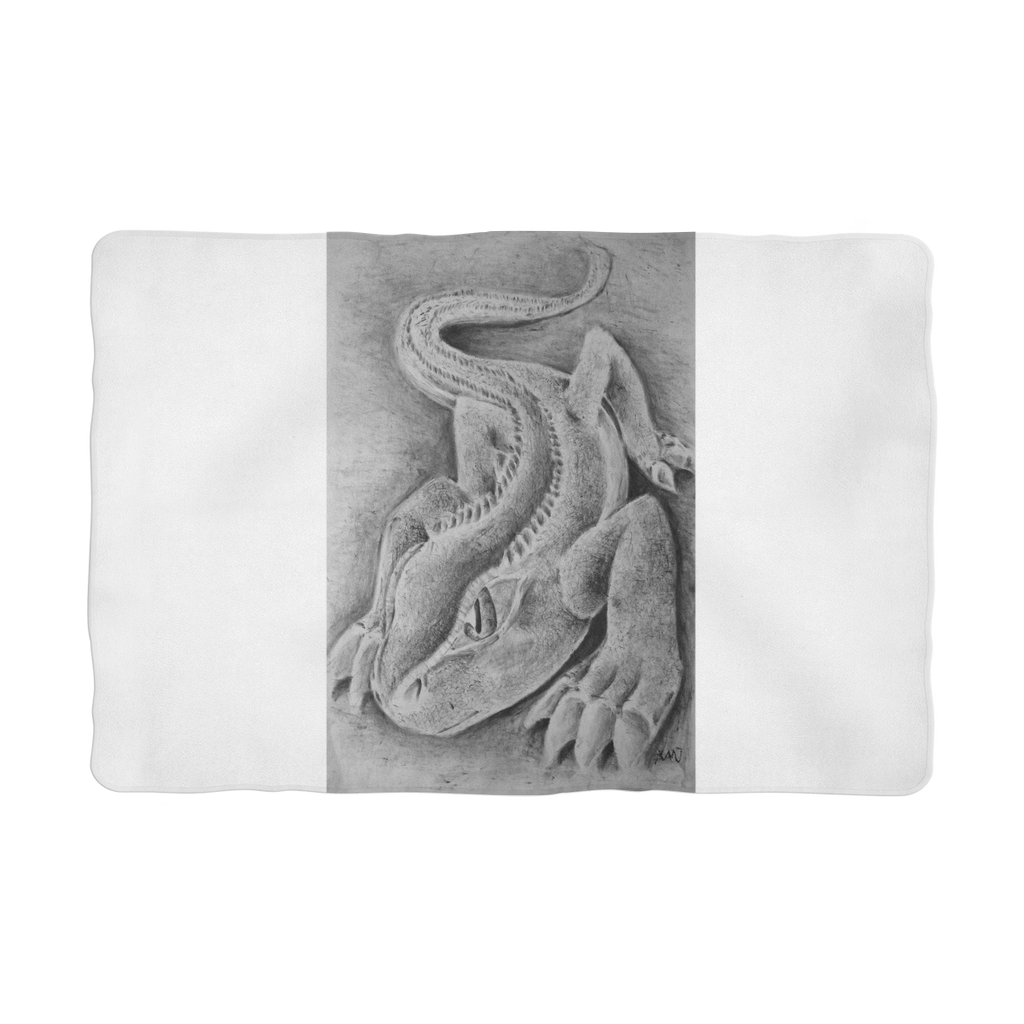 Lizzy the Lizard Sublimation Pet Blanket