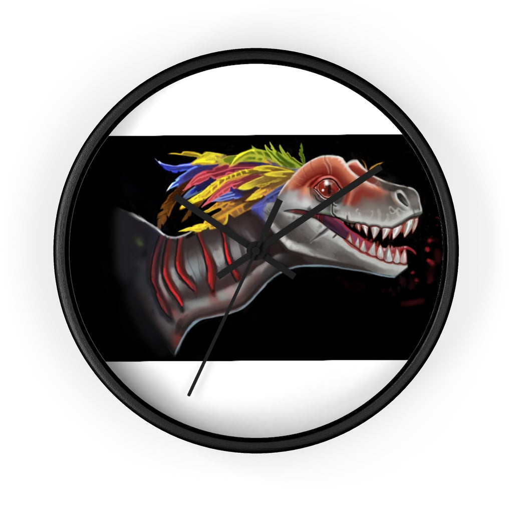 Feathered Raptor Wall clock